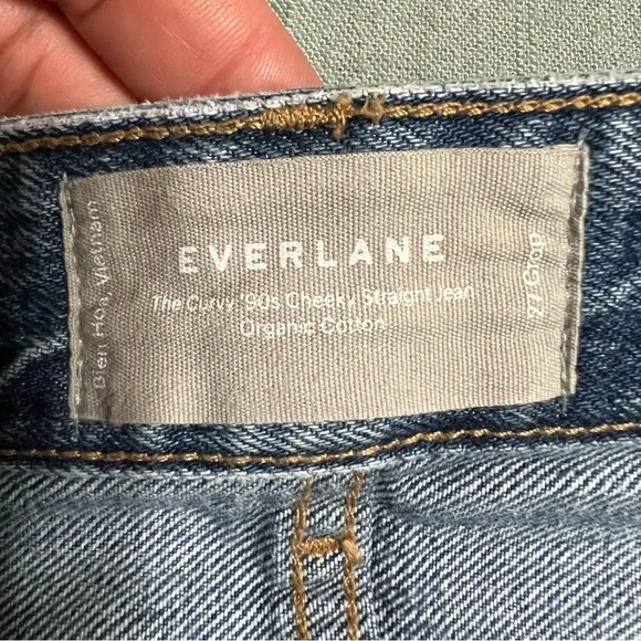 Everlane The Curvy ‘90s Cheeky Straight Leg Jeans‎ Organic Cotton - Picture 10 of 12